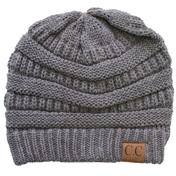 C.C Trendy Chunky Soft Cable Knit Beanie Hat - Picture 1 of 1